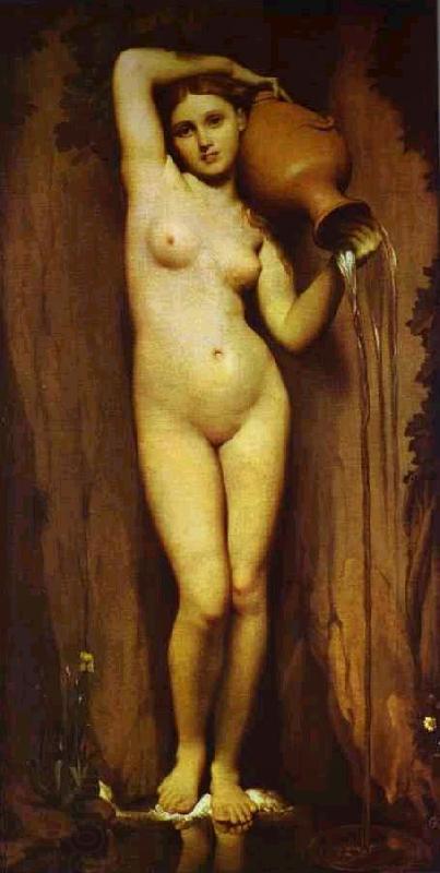 Jean Auguste Dominique Ingres The Source. China oil painting art
